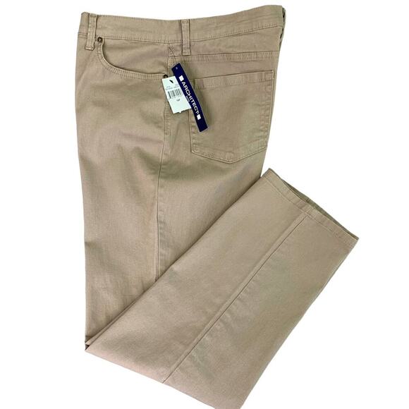 Architect Petite Classic Straight High Rise Khaki Jeans Stretchy Women Size 16P - Picture 1 of 13